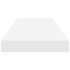 vidaXL Wandschappen zwevend 2 st 60x23,5x3,8 cm MDF hoogglans wit