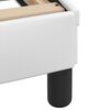 vidaXL Bedframe zonder matras "Zadar" kunstleer wit 160x200 cm