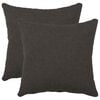 vidaXL Kussensloop 2 st HEERLEN Donkergrijs 35 x 35 cm Boucl&eacute;