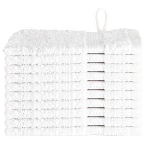 vidaXL Gastendoek SOLUND 10 st Wit 15 x 21 cm 550 gsm