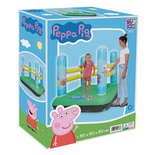 Happy People Springkussen met ballen Peppa Pig 150x150x150 cm