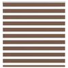 vidaXL Zebra rolgordijn 140x150 cm stofbreedte 135,9cm polyester bruin