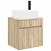 vidaXL Wandgemonteerde wastafelmeubel Sonoma Eiken 49 x 41 x 63 cm