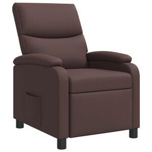 vidaXL Relaxfauteuil Bruin Kunstleer