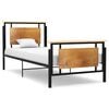 vidaXL Bedframe metaal 90x200 cm