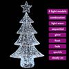 vidaXL Kerstboom met 160 LED Koudwit 151 cm Acryl