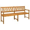 vidaXL Tuinbank Naturel 180 x 55,5 x 90 cm Massief Acaciahout
