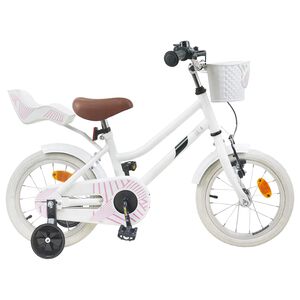 vidaXL Kinderfiets 14 Inch voor 3-5 jaar oud Wit