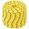 vidaXL Multifunctioneel gebruikstouw 12 mm 25 m Geel PP