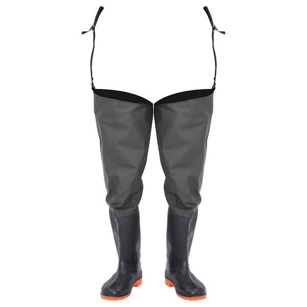 vidaXL Visserslaarzen maat 46 donkergroen