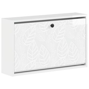 vidaXL Wandgemonteerde Schoenkast DELFT 71 x 17 x 43 cm Bewerkt hout