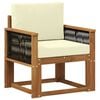 vidaXL Buiten Midden Sofa Massief Acaciahout Naturel