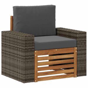 vidaXL Buiten Midden Sofa Naturel