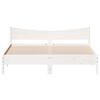 vidaXL Bedframe zonder matras massief grenenhout wit 180x200 cm