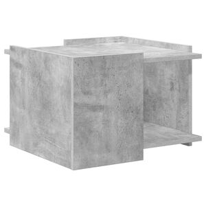 vidaXL Salontafel Betongrijs 50,5 x 50 x 33 cm Bewerkt hout