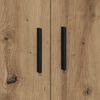 vidaXL Opbergkast 2 pcs Artisan Eiken 108 x 41 x 40 cm Bewerkt hout