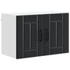 vidaXL Wandkast LUCCA Zwart 60 x 31 x 40 cm Bewerkt hout