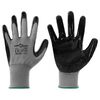 vidaXL Werkhandschoenen 12 st Grijs en zwart 11 / XXL Polyester