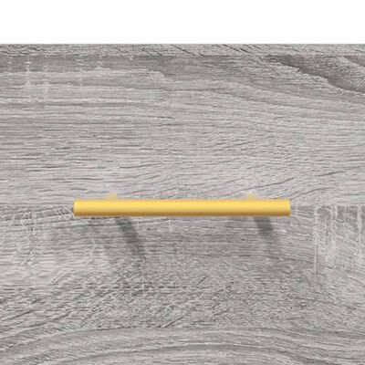 vidaXL Schoenenkast 30x35x105 cm bewerkt hout grijs sonoma eikenkleur