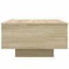 vidaXL Salontafel 55x55x31 cm bewerkt hout sonoma eikenkleurig