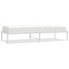 vidaXL Bedframe metaal wit 75 x 190 cm