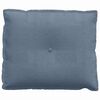 vidaXL Rugkussen Blauw 60 x 50 cm Cordstof