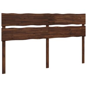 vidaXL Live Edge Hoofdbord ROSTOCK Donkerbruin 200 cm
