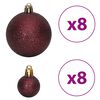 vidaXL Kerstballen 100 st 3/4/6 cm champagnekleurig en bruin