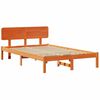 vidaXL Bedframe Wasbruin 120 x 190 cm Massief grenenhout