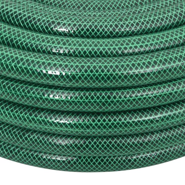 vidaXL Tuinslang met koppelingsset 0,75'' 50 m PVC groen