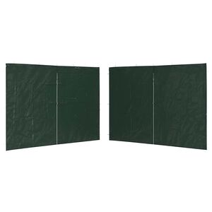 vidaXL Tentwanden 2 st met ritssluiting PE groen