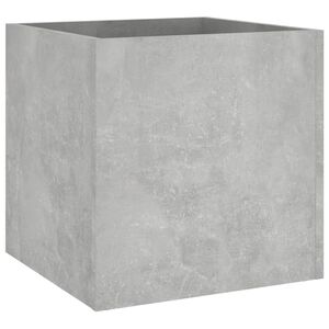 vidaXL Plantenbak 40x40x40 cm bewerkt hout betongrijs