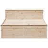 vidaXL Bedframe zonder matras met hoofdbord grenenhout 140x200 cm