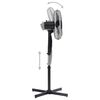vidaXL Staande ventilator &oslash; 40 cm 120 cm zwart