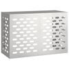 vidaXL Airconditioner hoes Zilver 90 x 40 x 60 cm Roestvrij staal
