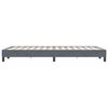 vidaXL Boxspring zonder matras fluweel donkergrijs 120x220 cm