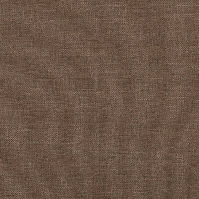 vidaXL 4-delige Loungeset met kussens stof bruin