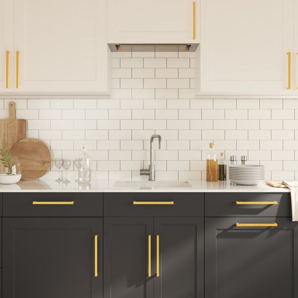 vidaXL Handvatten 20 st 224 mm roestvrij staal goudkleurig