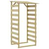 vidaXL Pergola met dak 100x90x200 cm ge&iuml;mpregneerd grenenhout
