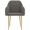 vidaXL Eetkamerstoelen 6 st fluweel donkergrijs