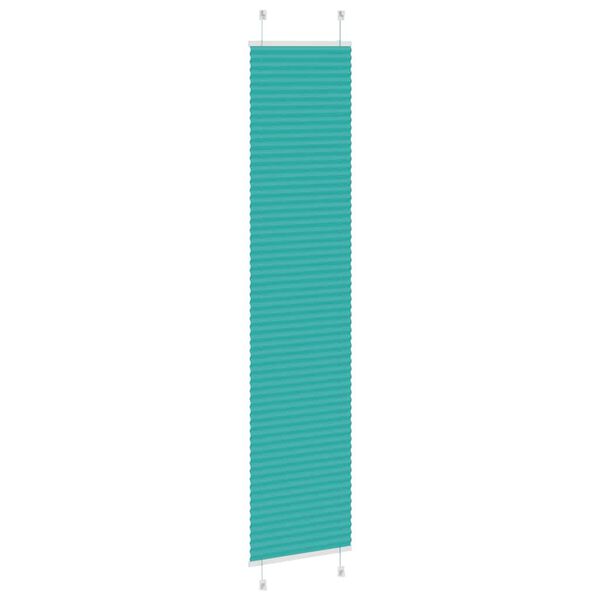 vidaXL Pliss&eacute; rolgordijn 40x200 cm stofbreedte 39,4 cm petrol groen