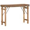 vidaXL Bijzettafel Bruin 110 x 35 x 76 cm Massief Gerecycled Hout