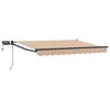 vidaXL Handbediende luifel met LED's 3 x 2,5 m