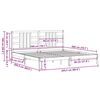 vidaXL Bedframe massief hout honingbruin 200x200 cm