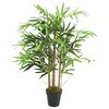 vidaXL Kunstplant bamboe 500 bladeren 80 cm groen