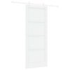 vidaXL Schuifdeur 86 x 211 cm Bewerkt hout Wit