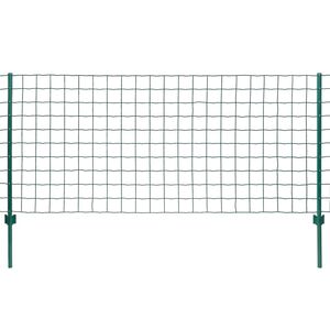 vidaXL Euro hek 20x0,8 m staal groen
