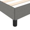 vidaXL Bedframe zonder matras 80x200 cm stof donkergrijs
