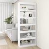 vidaXL Boekenkast/kamerscherm 80x30x198 cm bewerkt hout wit