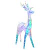 vidaXL Prismatisch iriserend LED-rendier Meerkleurig 48 x 19 x 86 cm
